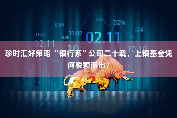 珍时汇好策略 “银行系”公司二十载，上银基金凭何脱颖而出？