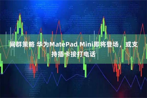 间群策略 华为MatePad Mini即将登场，或支持插卡接打电话