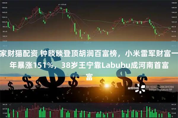家财猫配资 钟睒睒登顶胡润百富榜，小米雷军财富一年暴涨151%，38岁王宁靠Labubu成河南首富